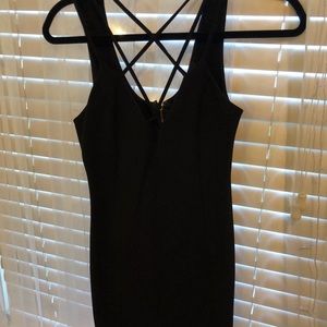 Black cocktail dress